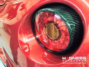 Alfa Romeo 4C Carbon Fiber Tail Light Trim Set 